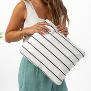 Pinstripe - Black On White
